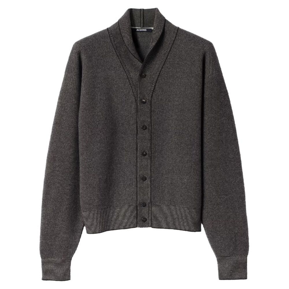 Jacquemus Men "Le Cardigan Pelota" Con Collo A Scialle